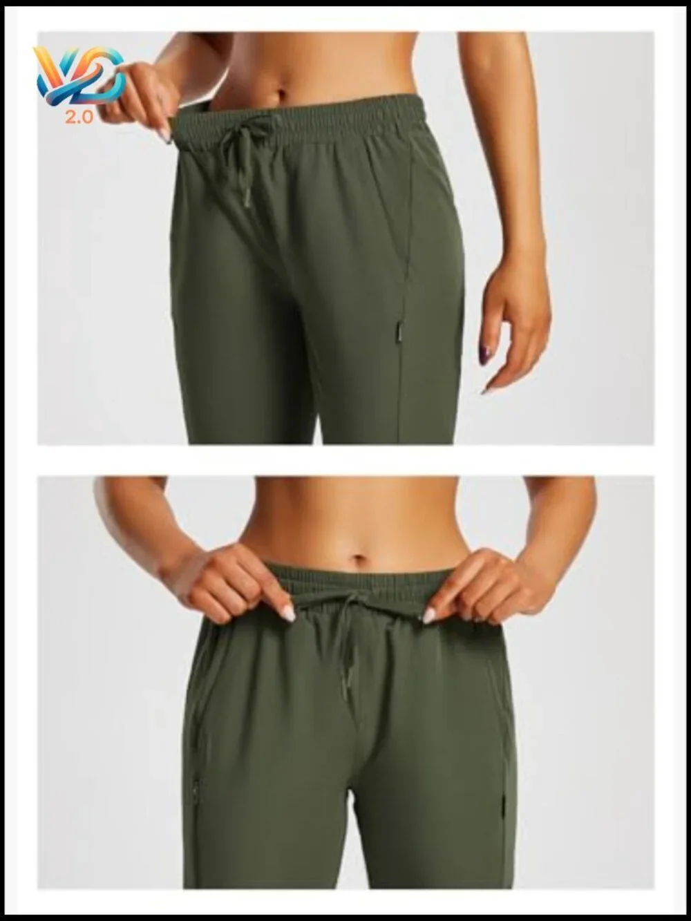 Womens Hiking Shorts Bermuda Long With Zipper Pockets Quick Dry Lightweight